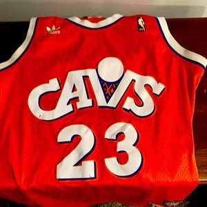 Lebron James authentic Cavs throwback
